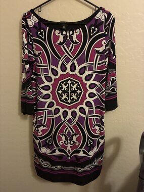 Nicole by Nicole Miller Print Shift Dress